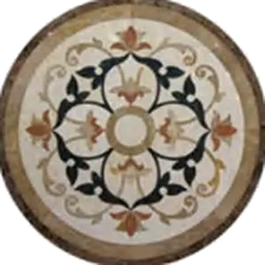 Waterjet medallions, design 2