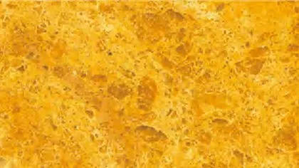 Golden Marble slab: deep yellow ground with amber mottling and no clear veins