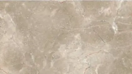Persian Grey marble: warm taupe-grey ground with lighter clouds and sparse white and rust hairline veins