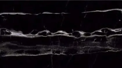 Silver Dragon marble: plain black ground with a few wavy silver-white horizontal bands