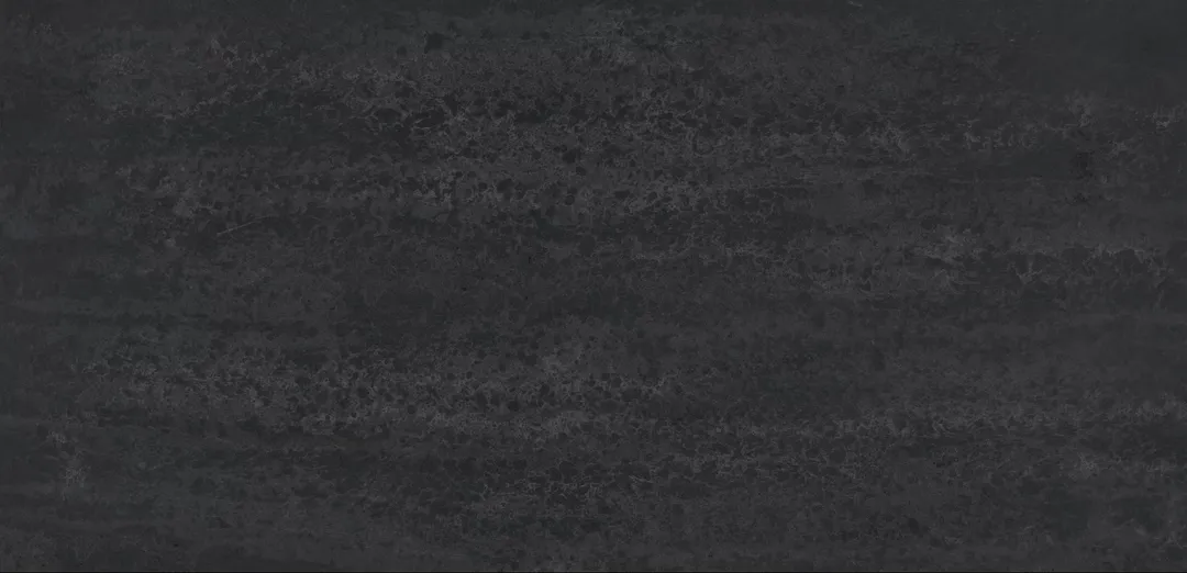 Basalto quartz slab: charcoal with a fine horizontal texture