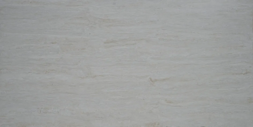 Grigio Lino quartz slab: linear greige veining like woven linen