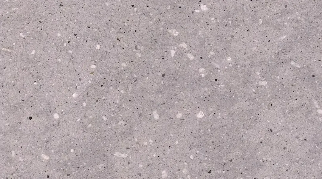 Grigio Veneto terrazzo slab: light grey with scattered white chips